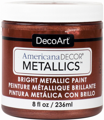 DECO ART ADMTL10-36 Americana Decor Metallics Craft Paint, Copper, 8-oz.