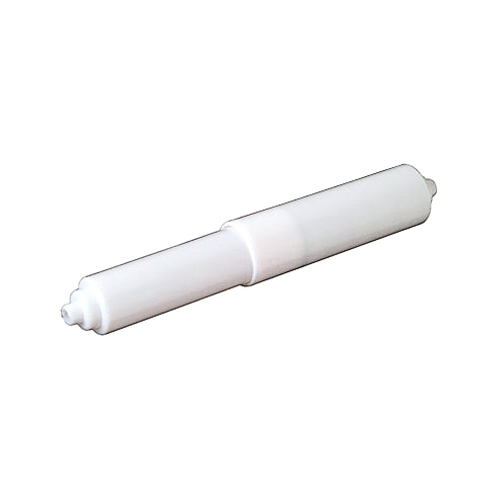 Toilet Paper Roller, White Plastic