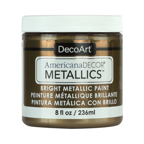 DECO ART ADMTL08-36 Americana Decor Metallics Craft Paint, Antique Bronze, 8-oz.