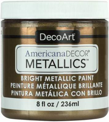 DECO ART ADMTL08-36 Americana Decor Metallics Craft Paint, Antique Bronze, 8-oz.