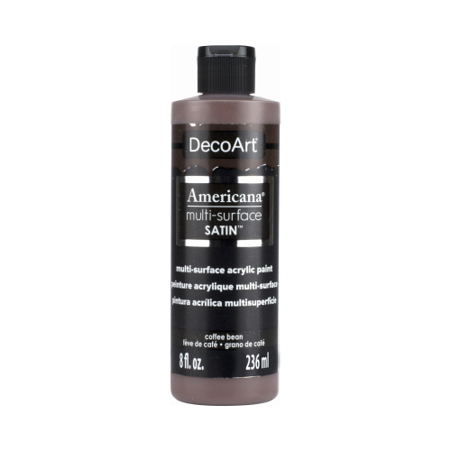 DECO ART DA536-9 Americana Multi-Surface Acrylic Craft Paint, Coffee Bean, 8-oz.