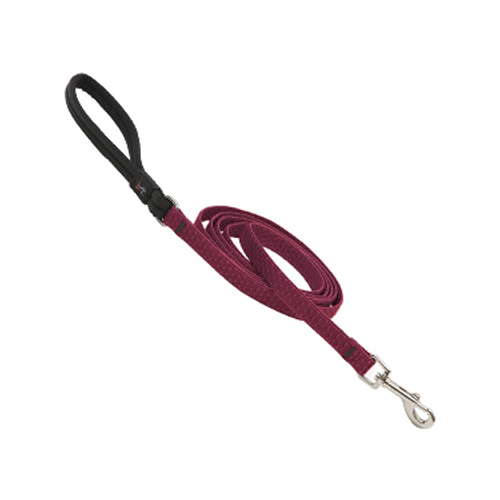 LUPINE INC 36939 Eco Dog Leash, Berry Pattern, 1/2-In. x 6-Ft.