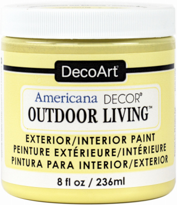 DECO ART ADOL10-36 Americana Decor Outdoor Living Craft Paint, Lemonade, 8-oz.