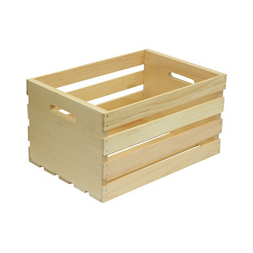 Wood Storage Crate, Large
