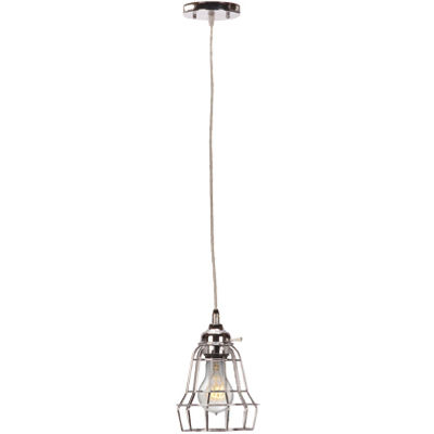 Globe Electric 64172 Caged Pendant Ceiling Fixture, Oil-Rubbed Bronze