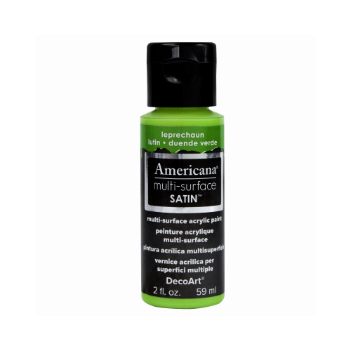 Americana Multi Surface Craft Paint, Satin, Leprechaun, 2-oz.