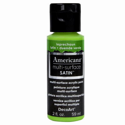 DECO ART DA519-30 Americana Multi Surface Craft Paint, Satin, Leprechaun, 2-oz.