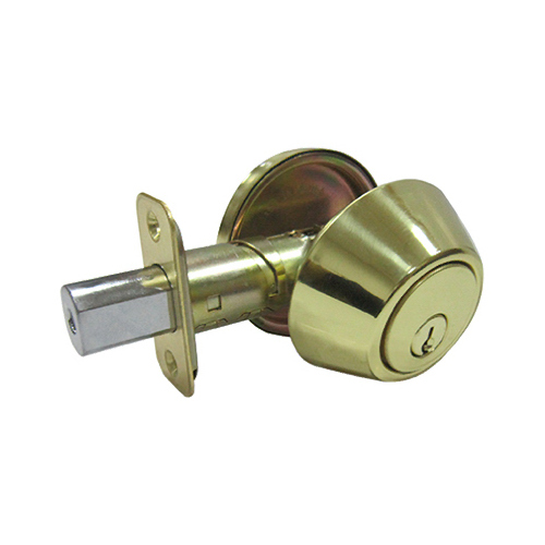 Taiwan Fu Hsing Industrial Co., Ltd. DL71 KD Single-Cylinder Deadbolt, Polished Brass