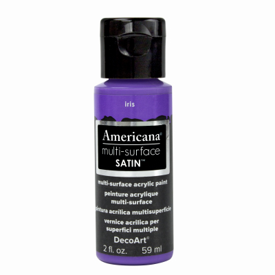 DECO ART DA531-30 Americana Multi Surface Craft Paint, Satin, Iris, 2-oz.