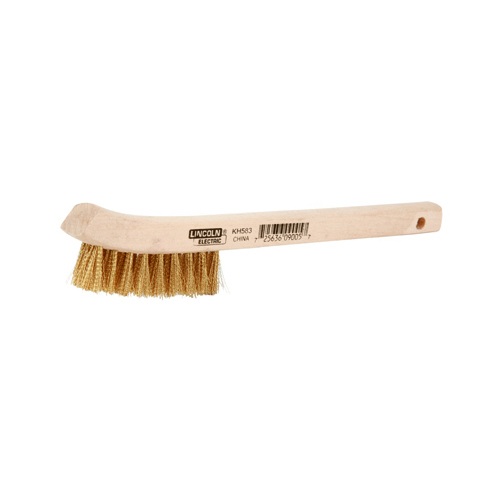 Lincoln Electric KH583 Brass Wire Brush, 2 x 9-In.