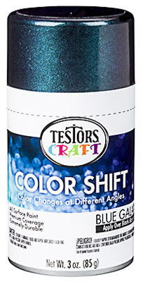 Testors 330573 Color Shift Spray Paint, Blue Galaxy, 3-oz.