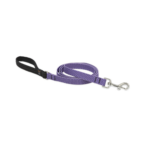 Eco Dog Leash, Lilac Pattern, 3/4-In. x 6-Ft.