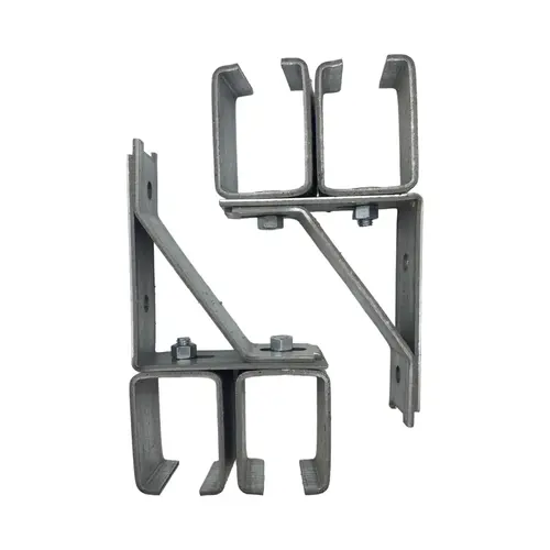 51HBC Double Box Rail Bracket Galvanized Finish - pack of 2