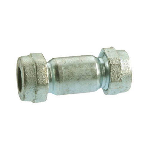 Pipe Coupling, 3/4 in, Compression, Steel, 125 psi Pressure