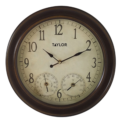 TAYLOR PRECISION PRODUCTS 91579T 14-Inch Clock Thermometer