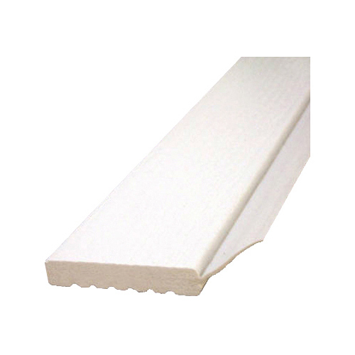 Gossen 236009706 236009706 Garage Door Weather Strip, 2 in W, 7/16 in Thick, 9 ft L, PVC, White