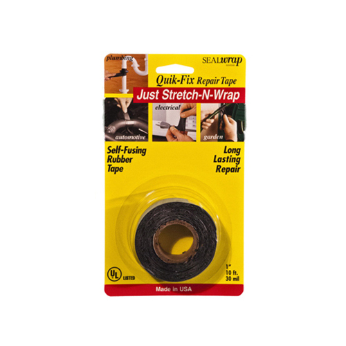 WELCH & WILSON SEALWRAP DIST 800640 Self-Fusing Repair Tape, 1-In. x 10-Ft.