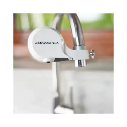 ZeroWater ZFM-400WH Water Filtration System ExtremeLife Faucet Mount White