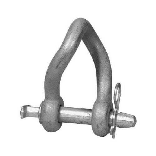 Twisted Clevis, Galvanized, 7/8-In. Short