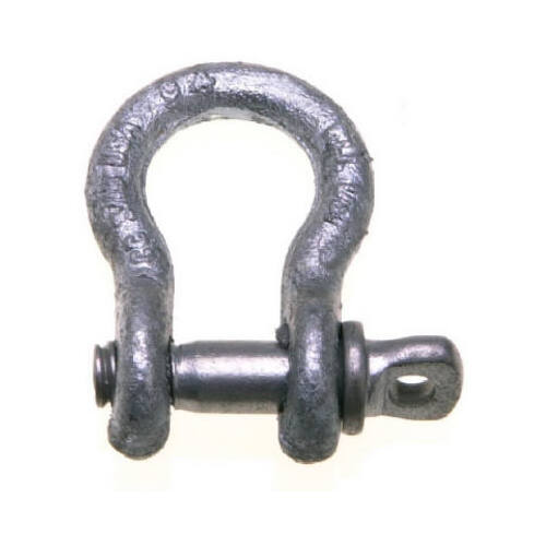 Anchor Shackle, Screw Pin, 7/16-In.