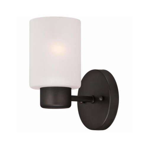 Sylvestre 1-Light Wall Fixture, Oil Rubbed Bronze, 8.25 x 4.75-In.