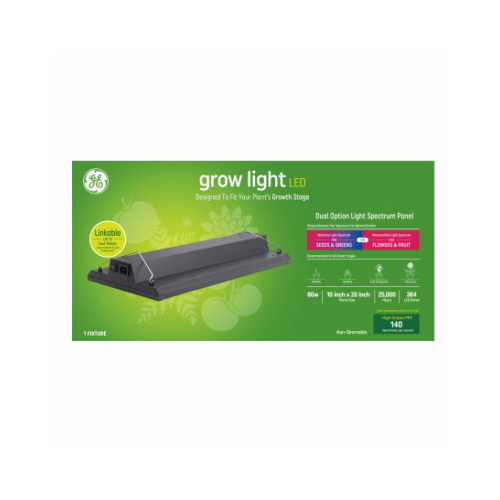 LED Grow Light Fixture, 80 Watts