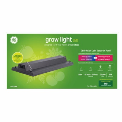 GE Lighting 93129368 LED Grow Light Fixture, 80 Watts