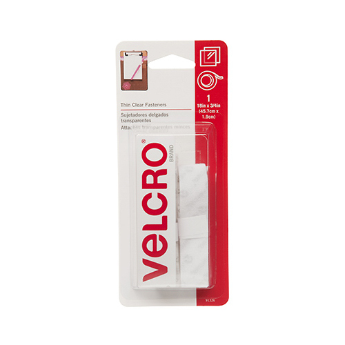 Velcro 91326-XCP6 FASTENER VELCRO TAPE 18IN CLR - pack of 6