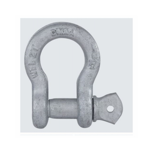 Anchor Shackle, Galvanized Steel, 1/2 In.