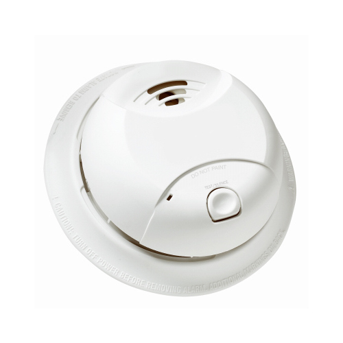 Smoke Alarm, 3 V, Ionization Sensor, 85 dB, White
