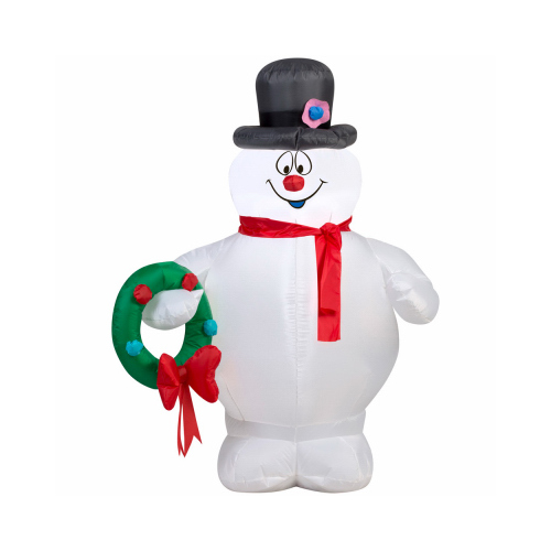 Gemmy 39909 LED Christmas Decoration, Inflatable Frosty
