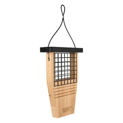 Nature's Way CWF1 Suet Bird Feeder, Cedar