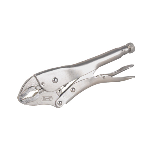 Locking Pliers, Curved Jaw, 7-In.