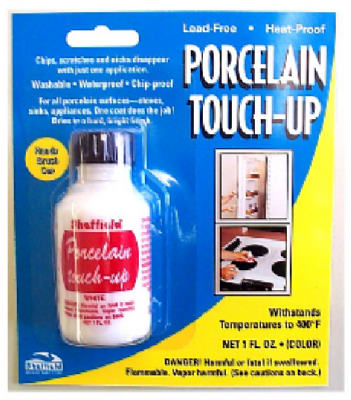 SHEFFIELD 1126 Touch Up Paint Gloss White Light Base Interior 1 oz White