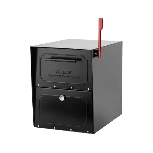 Architectural Mailboxes 620020B-10 Oasis Tribolt Parcel High-Security Mailbox, Black