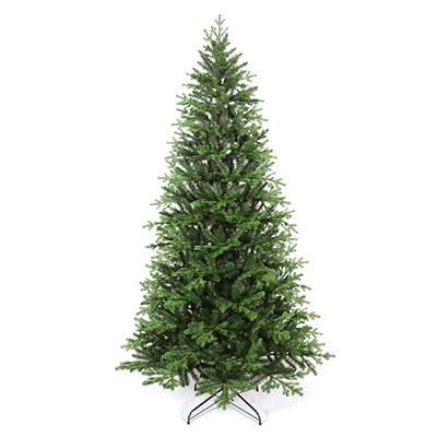 FAMILY TREE INDUSTRY LIMITED FTV19004G Artificial Pre-Lit Christmas Tree, Dark Green, 600 LED Dual Color Lights, 7.5-Ft.