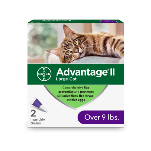 Flea Prevention for Large Cats, Over 9-Lbs., 2 Doses