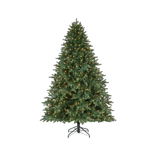 Artificial Pre-Lit Christmas Tree,, Olympus Fir, 420 Warm White LED Lights,, 7.5-Ft.