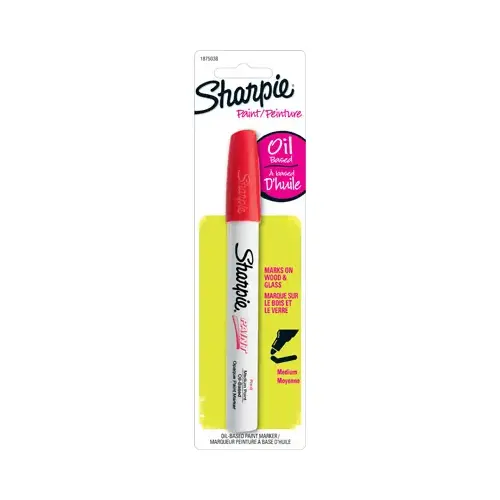 Uni Paint Marker, Regular Tip, Red