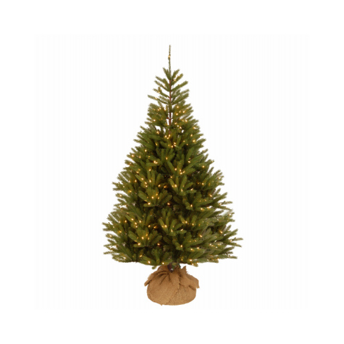 Artificial Pre-Lit Christmas Tree, 500 Clear Lights, Feel Real Topeka Spruce, 7-Ft.