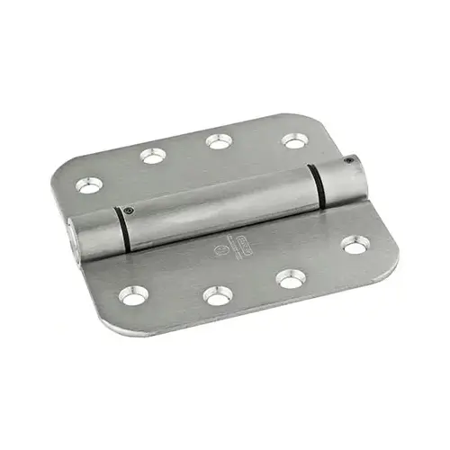 Spring Door Hinge, Adjustable, Stainless Steel, 4-In.