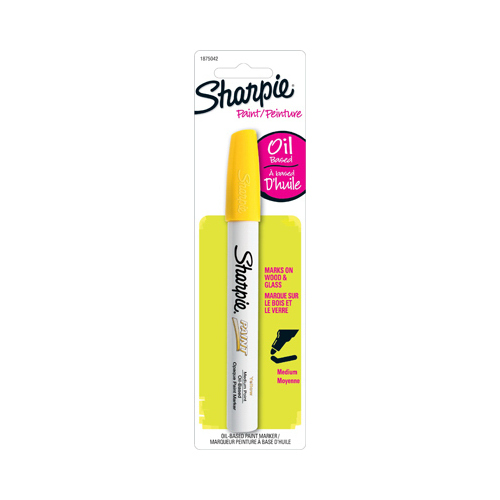 Uni Paint Marker, Regular Tip, Yellow