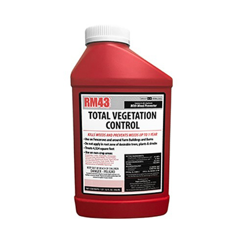 RM43 76502 Total Vegetation Control, Liquid, Spray Application, 32 oz, Bottle