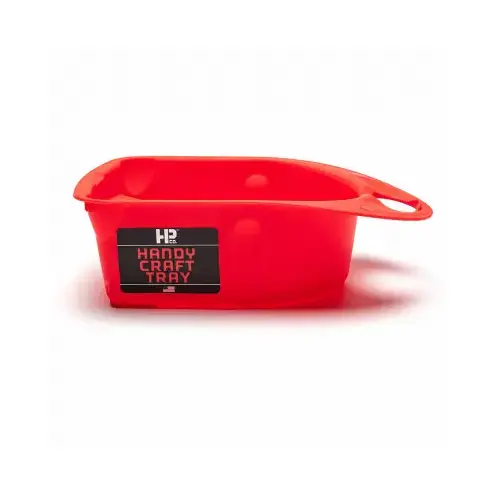 Handy Craft Mini Paint Tray, 8 oz. Red