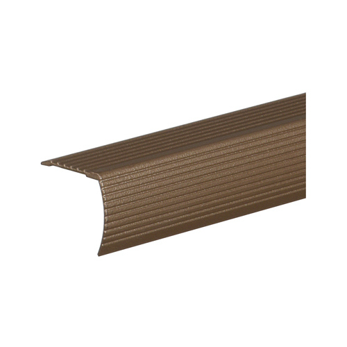 Carpet Bar, Adhesive, Cocoa Finish, 1-1/8 x 36-In.