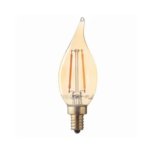 Vintage LED Candle Light Bulb, 200 Lumens, 2-Watts