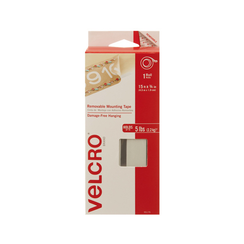 VELCRO USA INC CONSUMER PDTS 95179 15x3/4 Velcro MNT Tape
