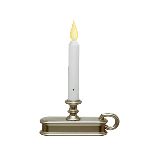 XODUS INNOVATIONS LLC FPC1225P Christmas LED Candle, Battery-Operated, Pewter