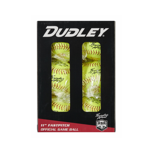 SPALDING SPORTS DIV RUSSELL 4A144R6 Thunder Heat Softball, ASA, 11-In  pack of 6