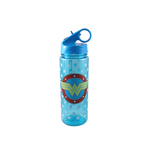 SILVER BUFFALO LLC WW0964 Wonder Woman Tritan Water Bottle, 600 ml